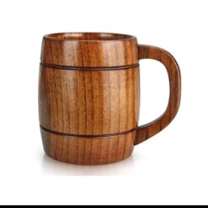 500ml wooden beer mug 6pcs