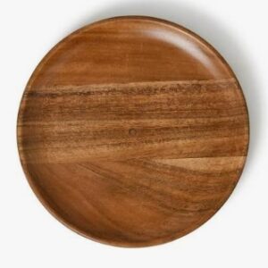 8" wooden side plate 6pcs
